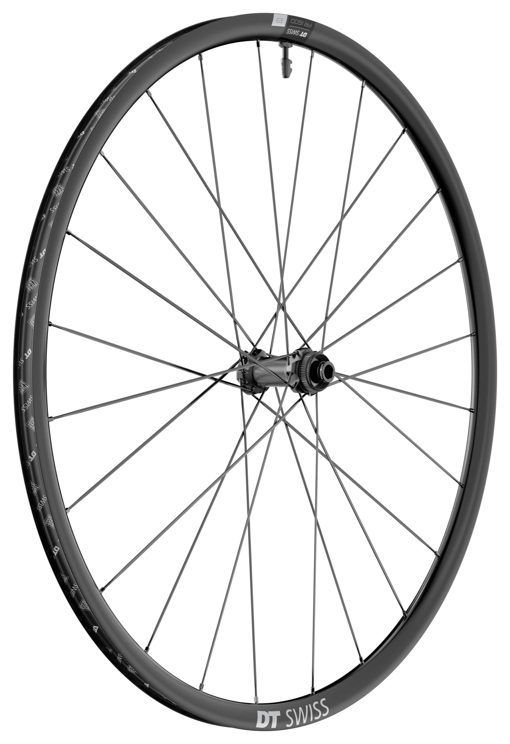 DT Swiss PR 1600 SPLINE 23 Road Front Wheel | 700C | Disc 12x100 DT Swiss PR 1600 SPLINE 23 Road Front Wheel | 700C | Disc 12x100