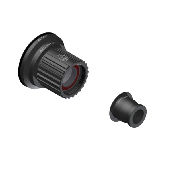 DT Swiss Shimano Microspline Freehub Body Kit for Ratchet DEG Hubs | 12mm thru axle (light end cap) | HWYABL00S0956S