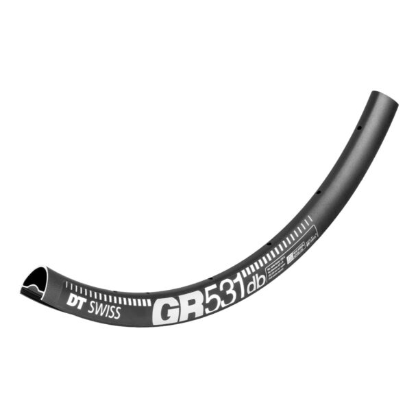 DT Swiss GR 531 Gravel Rim | 24mm Internal | 24h | Black