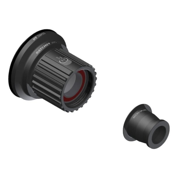 DT Swiss Shimano Microspline Freehub Body Kit for Ratchet DEG Hubs | 12mm thru axle (light end cap) | HWYABL00S0956S
