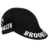 Brooklyn Cycling Cap – New York City Design (Black) | Made in Italy Brooklyn City Cycling Cap Black Front Brooklyn Cycling Cap – New York City Design (Black) | Made in Italy