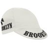 Brooklyn City Cycling Cap White Front Brooklyn Cycling Cap – New York City Design (White) | Made in Italy