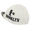 Brooklyn City Cycling Cap White Rear Brooklyn Cycling Cap – New York City Design (White) | Made in Italy