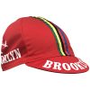 Brooklyn Cycling Cap World Champion Red front Brooklyn Cycling Cap – World Champion (Red) | Made in Italy