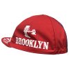 Brooklyn Cycling Cap World Champion Red rear Brooklyn Cycling Cap – World Champion (Red) | Made in Italy