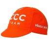 Exteondo CCC Pro Team Cycling Cap | Made in Italy Exteondo CCC Team Cycling Cap Orange side1 Exteondo CCC Pro Team Cycling Cap | Made in Italy