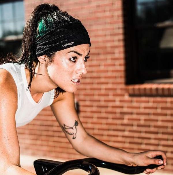 Halo Bandit Air Woman on Spin Bike