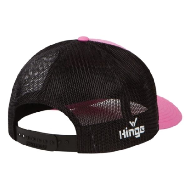 Halo Hinge Classic SweatSeal Trucker Cap Halo Hinge SweatSeal Trucker Cap Pink/Black Back
