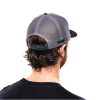 Halo Hinge Classic SweatSeal Trucker Cap Halo Hinge SweatSeal Trucker Cap Grey/Black Back