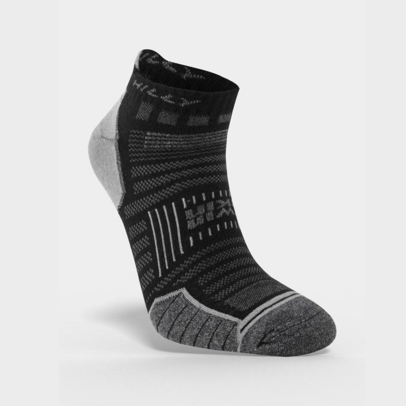 Hilly Twin Skin Socklet - Chaussettes De Course Mixte à Double Peau Avec Amorti Léger
