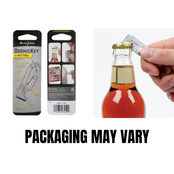 Nite Ize DoohicKey 6x Key Tool – Silver Nite Ize DoohicKey 6x Key Tool – Silver Packaging