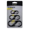 Nite Ize S Biner Slidelock Triple Pack Black Nite Ize S-Biner Slidelock Triple Pack - Black