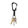 Nite Ize SlideLock Key Ring 3 Stainless Black with Keys Nite Ize SlideLock Key Ring - #3, Stainless, Black