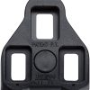 One Cleat Positz Road Bike Cleats for Look Keo Pedals – Black, Zero Float