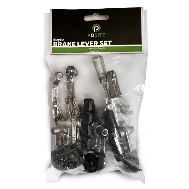 Positz Bike Alloy V-Brake Calipers Front and Rear Set Positz Alloy V Brakes Front and Rear Set in packaging Positz Bike Alloy V-Brake Calipers Front and Rear Set