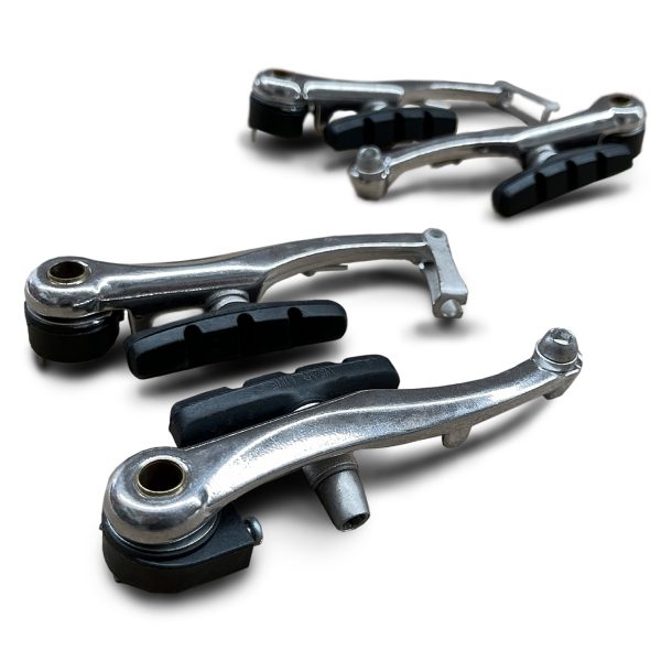 Positz Bike Alloy V-Brake Calipers Front and Rear Set Positz Alloy V Brakes Front and Rear Set side view Positz Bike Alloy V-Brake Calipers Front and Rear Set
