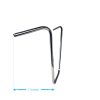 Positz Ape Hanger 21 Chrome Bicycle Handlebars