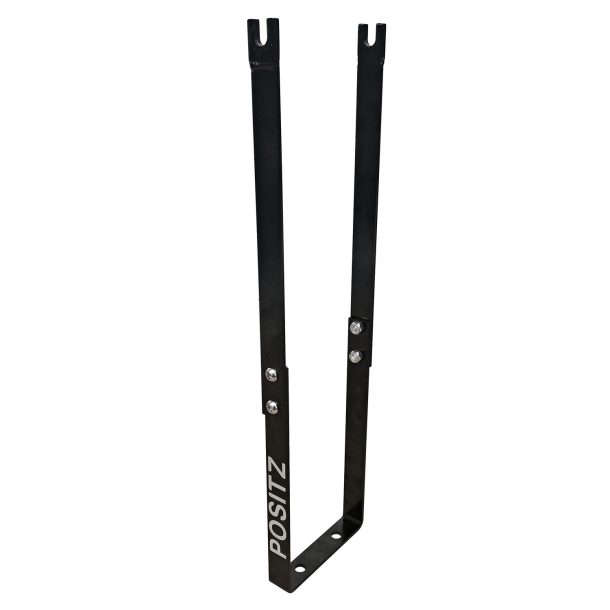 Positz Bicycle Front Wheel Mount Travel Hitch - upright