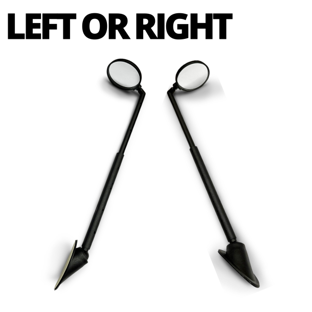 Azur Heron Bike Helmet Mirror Positz Bike Helmet Mirror Left or Right Azur Heron Bike Helmet Mirror