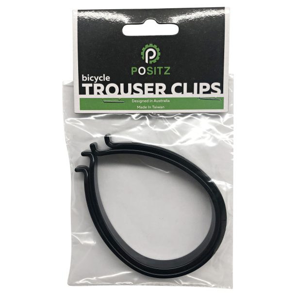 Positz High Visibility Reflective Bicycle Trouser Clips in Packaging