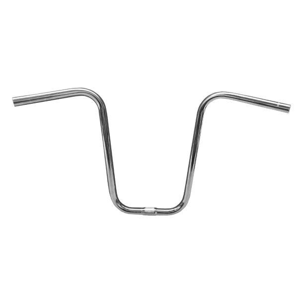 Positz Mid Ape Hanger Chrome Bicycle Handlebars