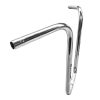 Positz 15" Mid Ape Hanger Chrome Bicycle Handlebars Positz Mid Ape Hanger Chrome Bicycle Handlebars