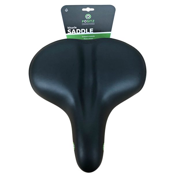 Positz Wide Fit Bike Seat - Comfort & Relief, Unisex Positz Wide Bike Seat for Heavy Riders – Comfort & Anatomic Relief, Unisex