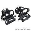 Positz Toe Clips and Straps Set PEDALS NOT INCLUDED v2 Positz Toe Clips and Straps Set for Bicycle Pedals