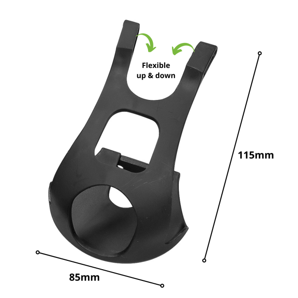 Positz Toe Clips and Straps Set for Bicycle Pedals Positz Toe Clips and Straps Set