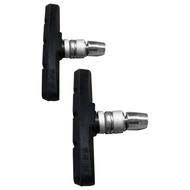 Positz V-Brake Pads 4pc Set (2 pair) 70mm Threaded Positz V-Brake Pads Threaded