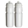 Tacx Shiva Cycling Water Bottles – 750ml, Plain White (2 Pack) Tacx Shiva Cycling Water Bottles – 750ml, Plain White (2 Pack) New