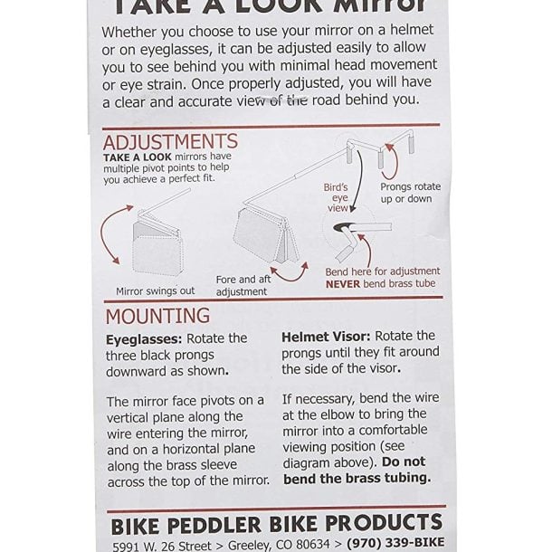 Take a Look Cyclist Mirror
