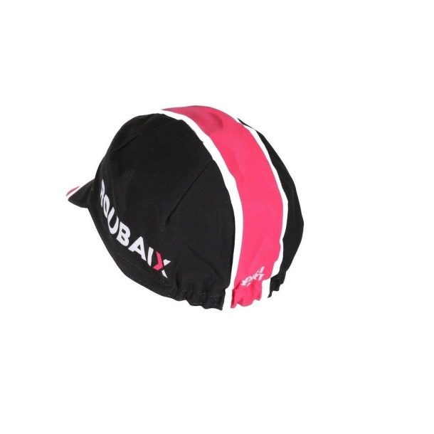 French Team Velo Club Roubaix Cycling Cap BlackPink 183284762020 2 Roubaix Cycling Cap (Black/Pink) | Made in Italy