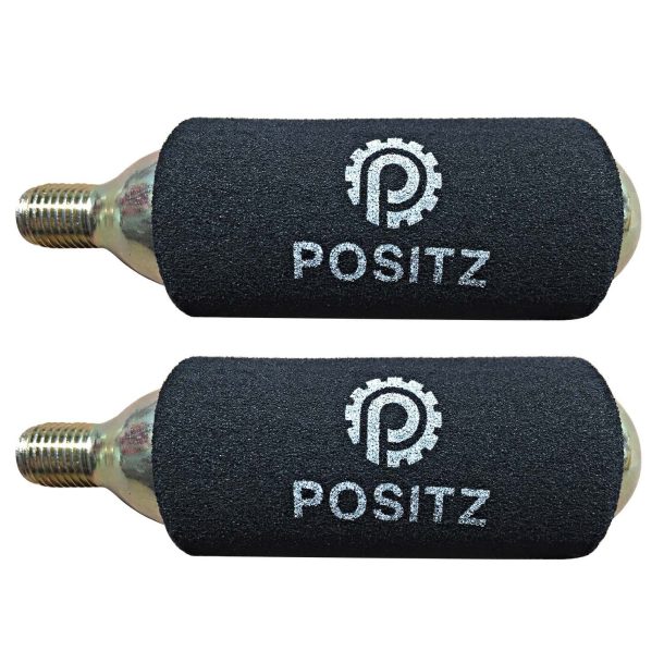 Positz Anti Freeze Insulated Safety Sheath Sleeve for 16g CO2 Cartridges Black 182742953658 2 Positz CO2 Safety Sheath – Anti-Freeze Sleeve for 16g Cartridges