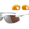 Sunwise Pacific White Sunglasses with 4 Interchangeable Lenses 172511970366 Sunwise Pacific Sunglasses with 3 Interchangeable Lenses - White Frame