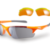 Sunwise Twister Orange Sunglasses with 3 Interchangeable Lenses 182442102683 Sunwise Twister Sunglasses with 3 Interchangeable Lenses - Orange Frame